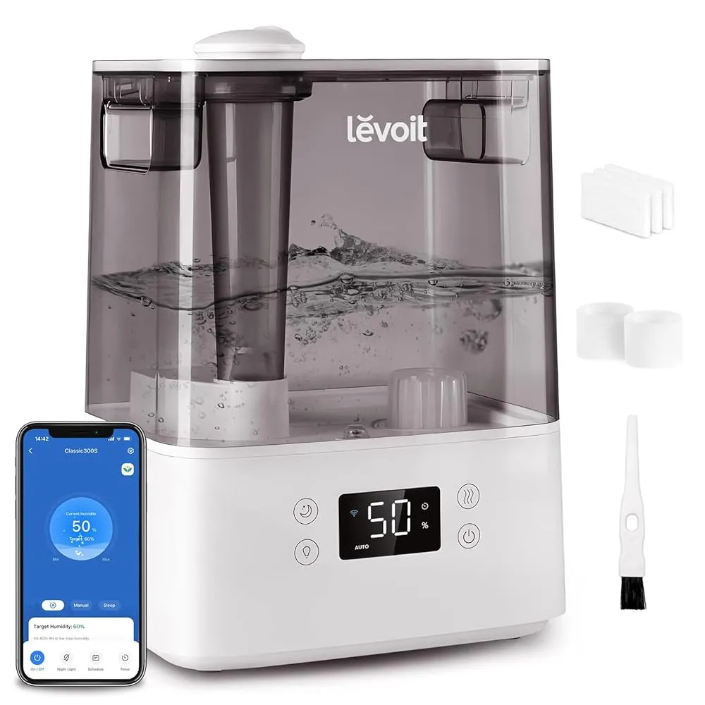 LEVOIT 6L Cool Mist Humidifier for Large Room Bedroom