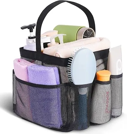 EUDELE Mesh Shower Caddy Portable 8-Pocket