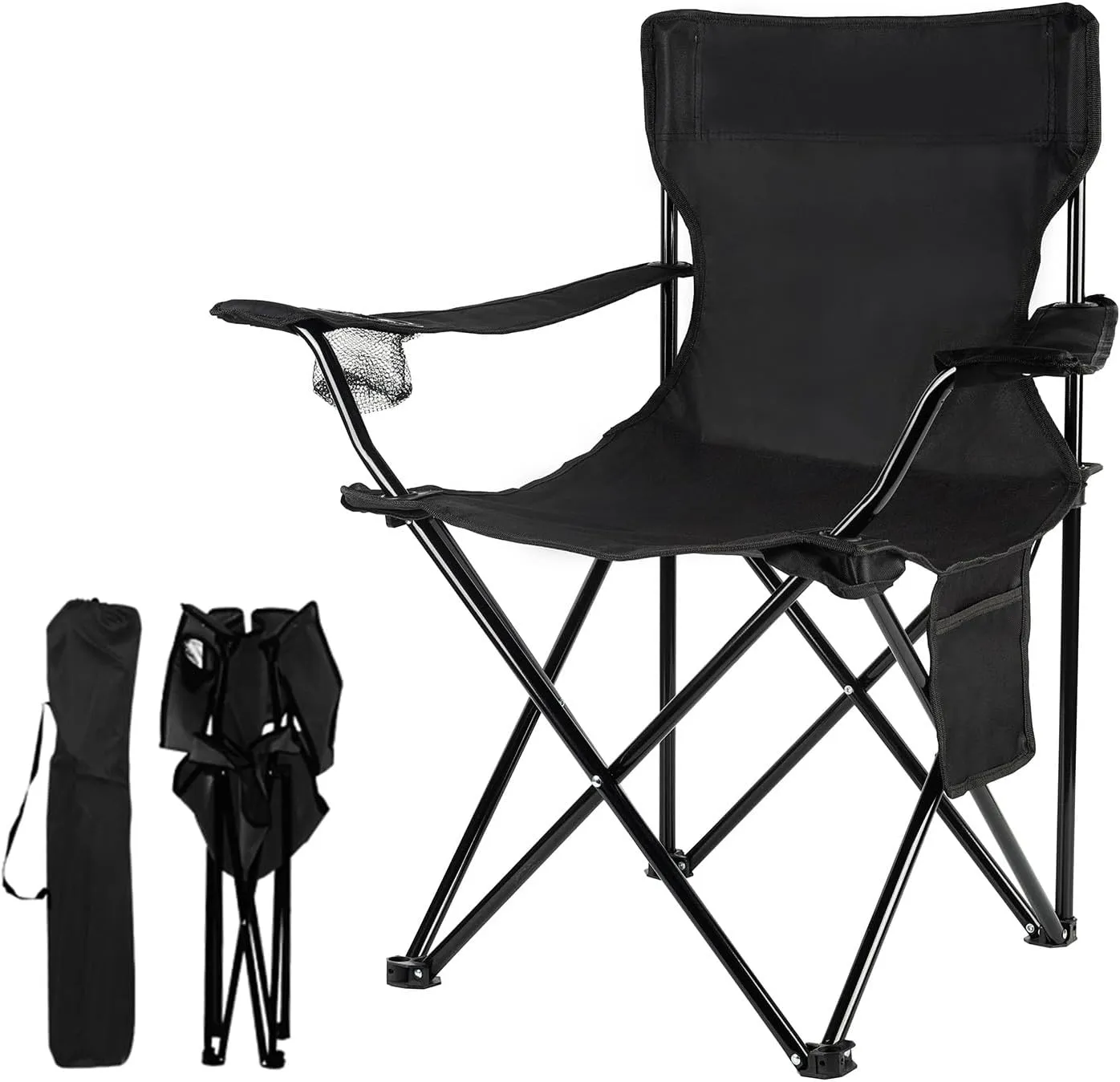 Damei century Folding Camping Chairs - Lightweight, Portable Chair for Beach, Lawn, Outdoor Sports, Travel, Patio - 31.5 x 19.7 x 19.7 inch