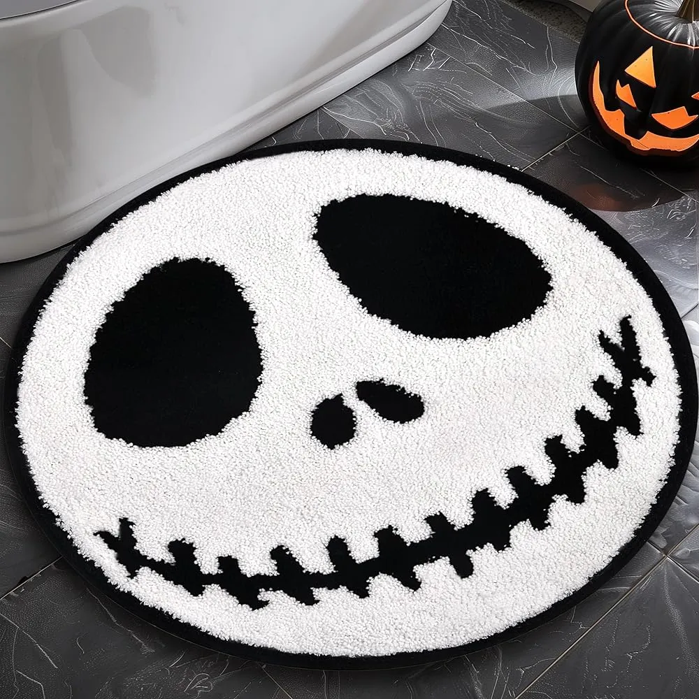 Jack Skellington 2FT Round Halloween Rug Mat